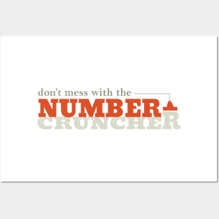 Funny Accounting Number Cruncher Posters and Art